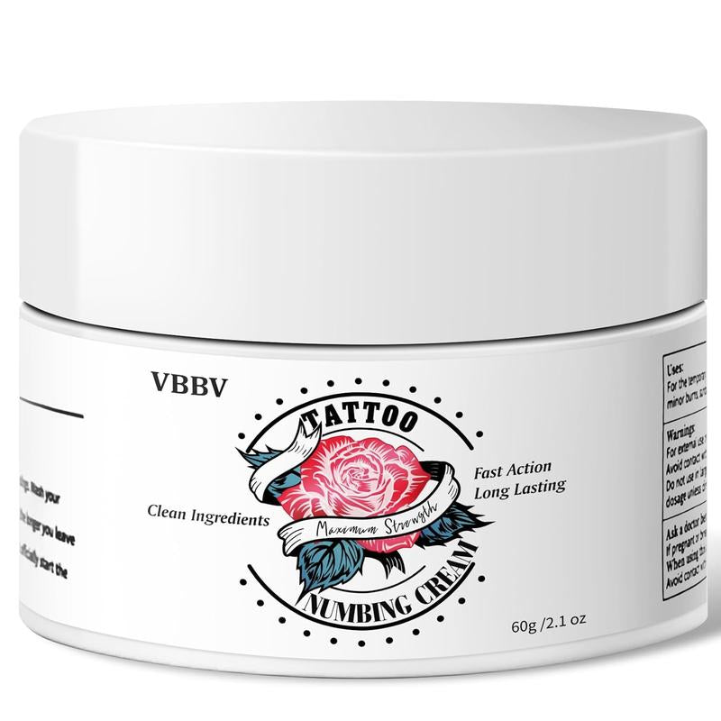 VBBV Long-Acting Anesthetic Ointment Offers Rapid Muscle Relief, Containing 5% Lidocaine and Menthol Anesthetics, Lasting up to 6 Hours - Used to Relieve Pain in the Knees, Tattoos, Lower Back, Neck, Hands and Feet