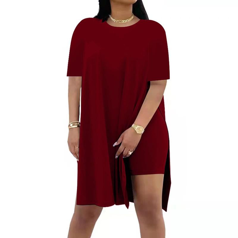 Women'S 2 Piece Outfits plus Size Lounge Sets Spring Summer Beach Vacation Clothes Comfort Cute Sweet Top and Short Pants Womenswear