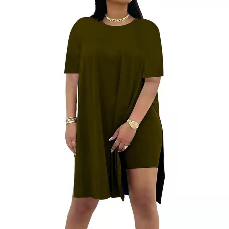 Women'S 2 Piece Outfits plus Size Lounge Sets Spring Summer Beach Vacation Clothes Comfort Cute Sweet Top and Short Pants Womenswear
