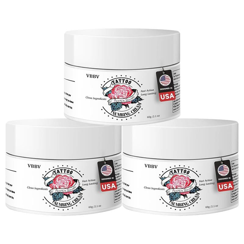 VBBV Long-Acting Anesthetic Ointment Offers Rapid Muscle Relief, Containing 5% Lidocaine and Menthol Anesthetics, Lasting up to 6 Hours - Used to Relieve Pain in the Knees, Tattoos, Lower Back, Neck, Hands and Feet