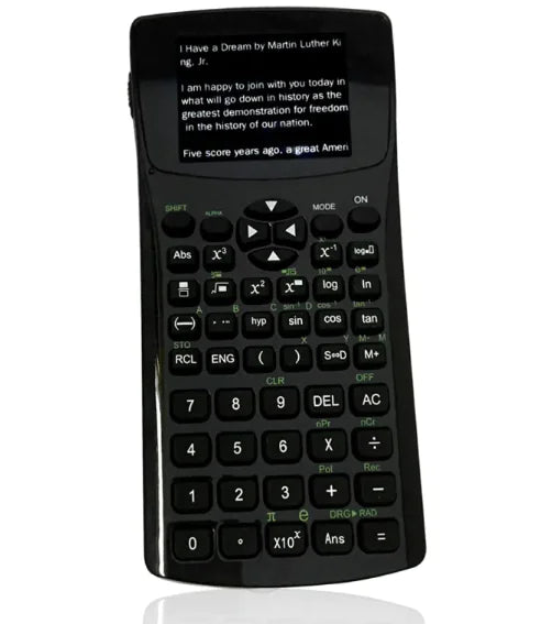 Lector de Texto y Calculadora Portátil