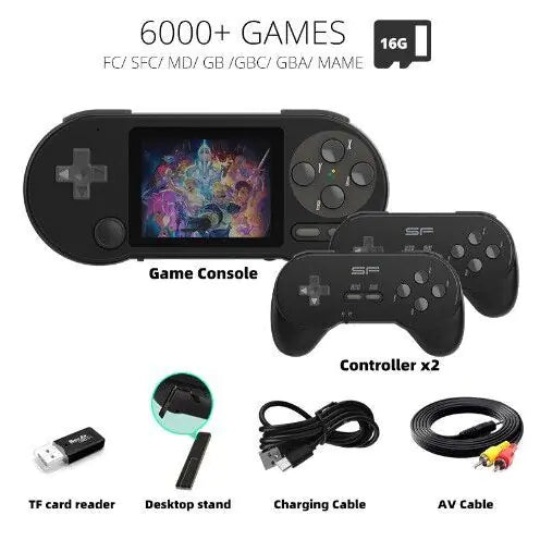 SF2000 Classic Mini Arcade - Retro Gaming Handheld