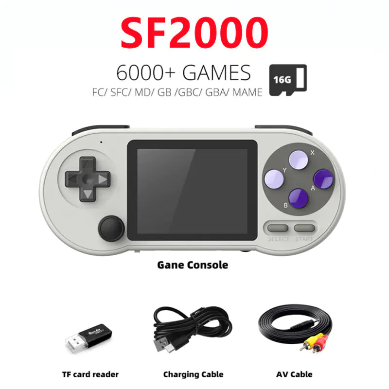 SF2000 Classic Mini Arcade - Retro Gaming Handheld