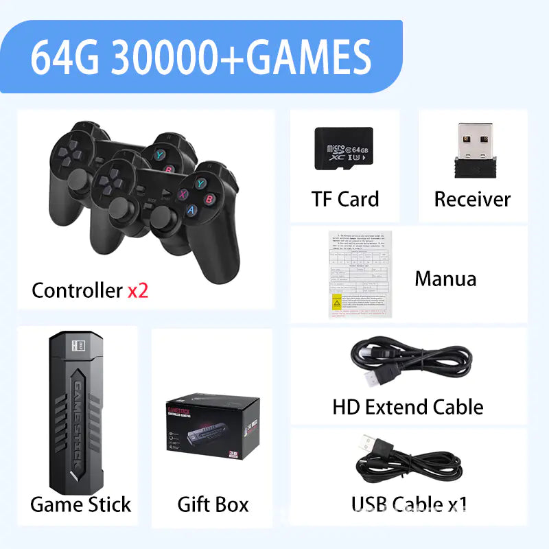 Consola de Juegos Retro TV con Controladores Dobles (M8)