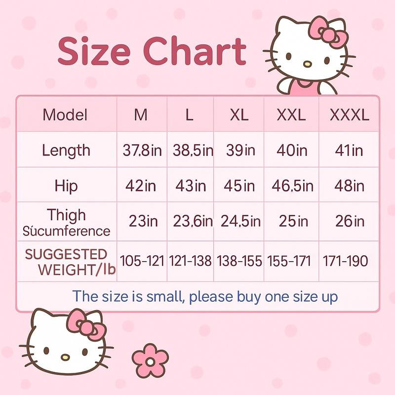 Sanrio Hello Kitty Comfy Pajama Pants-Size up 2X!!! - Cute, Comfortable and Stylish Design Y2K Clothing - Tiktok Approved Loungewear Collection