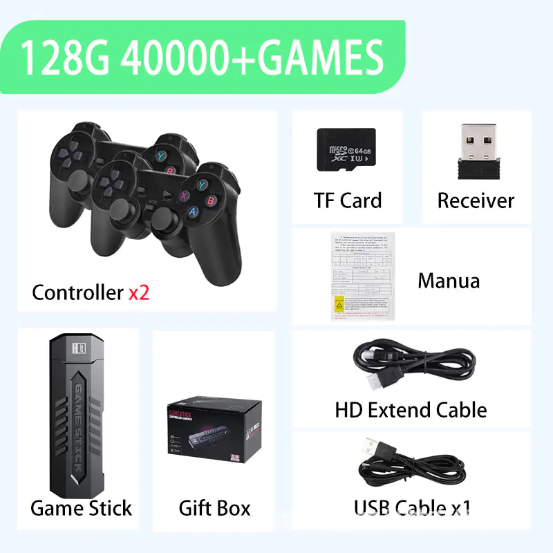 Consola de Juegos Retro TV con Controladores Dobles (M8)