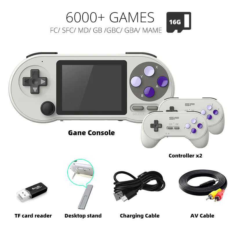 SF2000 Classic Mini Arcade - Retro Gaming Handheld